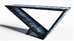 Time/Space Portal Console- Ombre 3 - Glass Mosaic Tile | Console Table in Tables by Neal Aronowitz. Item composed of glass
