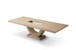 Lauren Dining Table Oak | Tables by Greg Sheres. Item made of oak wood