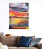 The Sunset | Oil And Acrylic Painting in Paintings by KARDIMAGO. Item made of canvas & synthetic