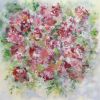 Roses | Oil And Acrylic Painting in Paintings by Viktoria Ganhao. Item made of canvas
