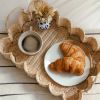 Mini Wavy Tray (Natural) | Serving Tray in Serveware by Hastshilp. Item in boho or minimalism style