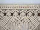 Macrame Wall Hanging With Heart | Wall Hangings by Desert Indulgence. Item composed of cotton and fiber in boho style