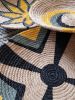 Set of 5 Woven Basket Wall Decor | Decorative Plate in Decorative Objects by Sarmal Design. Item composed of bamboo & cotton compatible with boho and mid century modern style