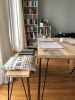 Reclaimed Wooden Dining Table +  Optional Bench | Tables by Riz and Mica •Make• | Private Residence - Plaistow, London in London. Item made of wood with steel
