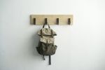 Modern Coat & Hat Rack | Storage by THE IRON ROOTS DESIGNS. Item made of maple wood compatible with minimalism and modern style