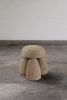 ELEMENTOS Earth Stool Sandblasted Pine By Daniel Couttolenc | Chairs by Daniel Couttolenc. Item made of wood works with boho & contemporary style