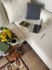 Resin End Table - C Side Epoxy Coffee Table | Tables by Tinella Collection. Item composed of oak wood in minimalism or country & farmhouse style