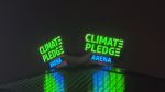 Climate Pledge Arena | Signage by Jones Sign Company | Climate Pledge Arena in Seattle. Item made of aluminum with glass