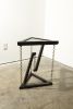 Zero-G Table - Triangle | Side Table in Tables by Erik T Clayton. Item made of steel with glass works with minimalism & industrial style