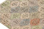 Vintage Zeki Müren Runner with Polychromatic Diamond Pattern | Area Rug in Rugs by Rug and Kilim