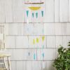Sea Glass Wind Chime | Wall Sculpture in Wall Hangings by Samara Designs Studio. Item made of glass works with boho style