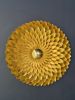 Sun in Brass | Wall Sculpture in Wall Hangings by Edward Linacre. Item composed of brass