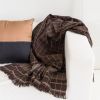 Treacle Queen Size Brown Bedspread In Organic Cotton | Bed Spread in Linens & Bedding by Studio Variously