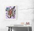Pink World: Secrets of the Enchanted Realm, acrylic art | Oil And Acrylic Painting in Paintings by Lena Kolambet. Item made of canvas works with contemporary style
