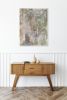 "Quiet In The Chaos" Original Painting | 40" x 30" | Mixed Media by Jessalin Beutler. Item composed of canvas in boho or contemporary style