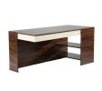 DK-158 Desk with Bookcase | Tables by Antoine Proulx Furniture, LLC. Item composed of wood