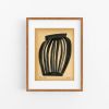 Vessel. 01 - Ink drawing on vintage paper | Drawings by forn Studio by Anna Pepe. Item made of paper