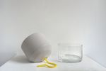 Kapi big pebble | Planter in Vases & Vessels by Krafla | Krafla Studio in Kraków. Item made of ceramic with glass works with minimalism & contemporary style