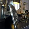 Frame Medium Tiny Stainless Steel Bear '1' | Sculptures by IRENA TONE. Item made of steel & glass compatible with minimalism and art deco style