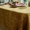 Block Print Tablecloth | Marigold | Linens & Bedding by ichcha. Item made of cotton works with boho & minimalism style