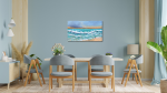 Gulf Sunset - Seascape Coastal Painting | Oil And Acrylic Painting in Paintings by Filomena Booth Fine Art. Item made of canvas works with contemporary & coastal style