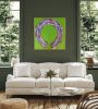 Enso Collection | Oil And Acrylic Painting in Paintings by Soulscape Fine Art + Design by Lauren Dickinson. Item made of canvas compatible with contemporary style
