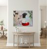 Where whispers talk | Oil And Acrylic Painting in Paintings by Elena Parau. Item composed of canvas in boho or contemporary style