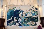 Pays'Âges - Seven Islands | Tapestry in Wall Hangings by Dorian Étienne • Design Studio | High School And Training Center Kerplouz La Salle in Auray. Item made of linen with fiber works with contemporary style