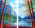 Grow Together (Vancouver + Lake Louise + Toronto) | Paintings by Amy Shackleton