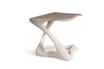 Amorph Tryst Side Table, White Lacquer Matte | Tables by Amorph. Item composed of wood