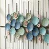 Oversized Multicolor Acrylic Metal Wall Art | Sculptures by Sarmal Design. Item composed of metal in mid century modern or contemporary style