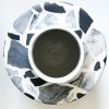 Monochrome Terrazzo Vase | Vases & Vessels by Natascha Madeiski. Item made of ceramic