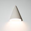 Icelandia Wall Sconce | Minimalistic Cone Shaped Downlight | Sconces by A19 Artisan Lighting | Drift Palm Springs in Palm Springs. Item made of ceramic compatible with minimalism and mid century modern style