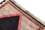 Mid-Century Vintage Gabbeh Rug in Gray Multicolor Tribal | Area Rug in Rugs by Rug and Kilim