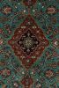 Rug & Kilim’s Kashan Runner Rug in Red and Blue | Area Rug in Rugs by Rug and Kilim