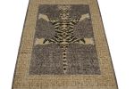 Rug & Kilim’s Modern Tiger Skin Accent Pictorial Rug Design | Area Rug in Rugs by Rug and Kilim