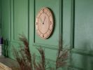 Oak Wood Wall Clock OSKARS | Decorative Objects by DABA. Item composed of oak wood compatible with minimalism and contemporary style