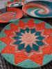 Set of 7 Basket Wall Decor | Decorative Plate in Decorative Objects by Sarmal Design. Item composed of bamboo & cotton compatible with boho and contemporary style