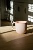 Handmade Porcelain Coffee Mug. Powder Pink | Drinkware by Creating Comfort Lab. Item made of ceramic