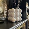 'Non-Ideal Cube Eggshell Effect' | Candle Holder in Decorative Objects by IRENA TONE. Item works with minimalism & eclectic & maximalism style