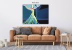 Title: Grace - Original Oil Painting on Gallery Canvas | Oil And Acrylic Painting in Paintings by Judy Mayer-Grieve. Item composed of canvas in contemporary style
