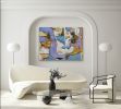 408 The Hike | Paintings by Anne B Schwartz. Item composed of canvas compatible with contemporary and modern style