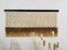 Dip Dye Fiber Art -Zorke 33- deep copper mustard | Macrame Wall Hanging in Wall Hangings by Olivia Fiber Art. Item composed of wood and wool in minimalism or mid century modern style