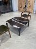 2024 Design Epoxy Resin Coffee Table - Custom Coffee Table | Tables by Tinella Collection. Item made of walnut with synthetic works with minimalism & contemporary style