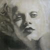 Harlow | Oil And Acrylic Painting in Paintings by Stacy D'Aguiar | Design Tec in Newport Beach. Item composed of synthetic
