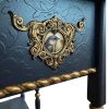 Statement Console Table Inspired by English Cottage Style | Tables by Birds and Gardens Inc. Item made of wood works with eclectic & maximalism & modern style