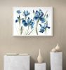 Irises No. 3 : Original Watercolor Painting | Paintings by Elizabeth Becker. Item made of paper works with boho & minimalism style