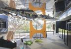 Kaliedoscopic Wave; Stainless Steel Soffit | Public Sculptures by Forlano Design | Fremantle College in Beaconsfield. Item made of steel