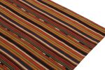 1950s Vintage Turkish Kilim rug in Multicolor Stripes | Area Rug in Rugs by Rug and Kilim