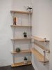 Ladder Shelves | Shelving in Storage by RFM Designs. Item composed of oak wood in contemporary or modern style